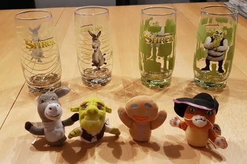 Shrek motiv gläser inkl - shrek, motiv-gläser,