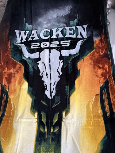 Wacken open air 2025 handtuch - open,