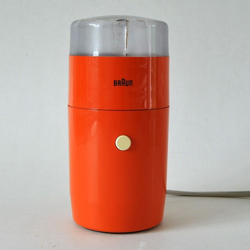 Orange braun kaffeemühle - orange,