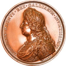 Frankreich, Medaille, Louis XIV Le Grand, History, 1673, Molart, Restrike, STGL