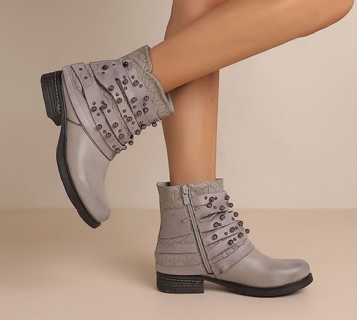 Damen stiefeletten nieten - damen,