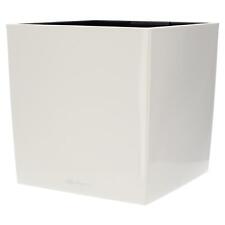 Lechuza Cube 40 weiß hochglanz Komplettset Pflanzkübel Blumentopf