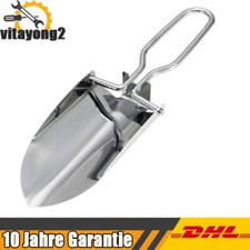 Mini Schaufel klappbar Edelstahl Tasche Grabpflege Outdoor Camping klein Spaten