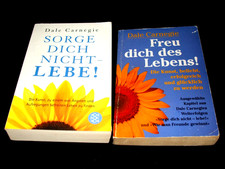 Dale Carnegie  2 Bücher:  Sorge dich nicht - Lebe  + Freu dich des Lebens!