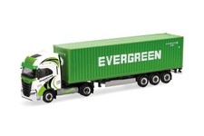 Herpa LKW Iveco S-Way LNG Cont-Sz Rapstruck/Evergreen 319942
