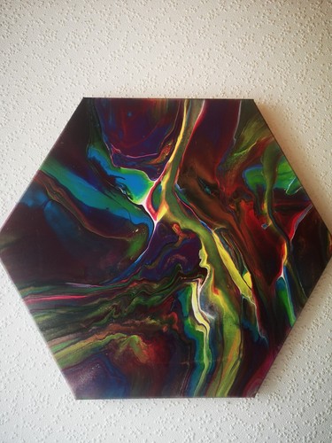 Acrylbild bunt