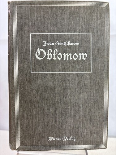 Oblomow roman vier teilen - in,