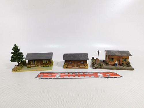 Holz modelle hütten - h0, 1:87