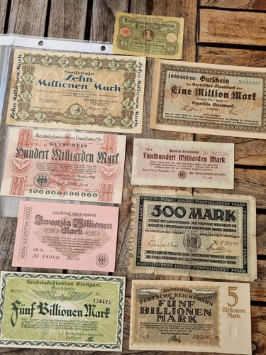 Geldscheine 1923