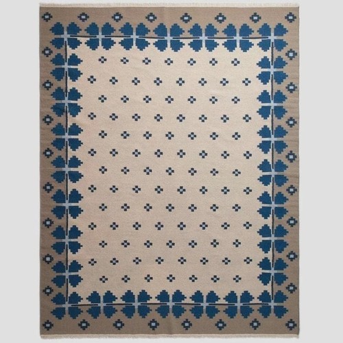 Blau blumen skandinavisch - blau,