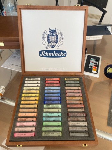Schmincke pastell holzkasten - schmincke,