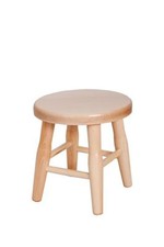 Stück Holz Buche hell heller Holzhocker Barstuhl Stuhl Barhocker 30 cm Neu