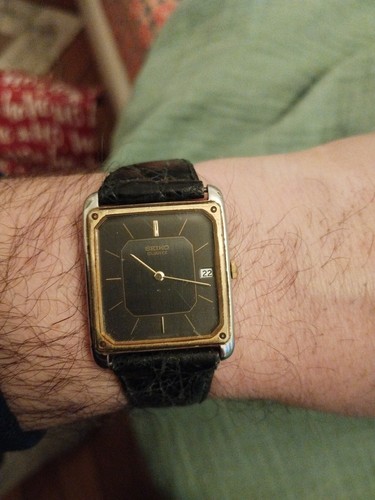 Seiko quartz vintage tank - vintage,