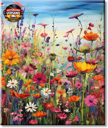 1000 teile puzzle - blumen, motiv