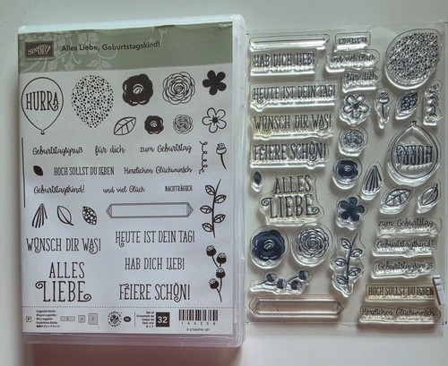 Stampin stempelset alles - up,
