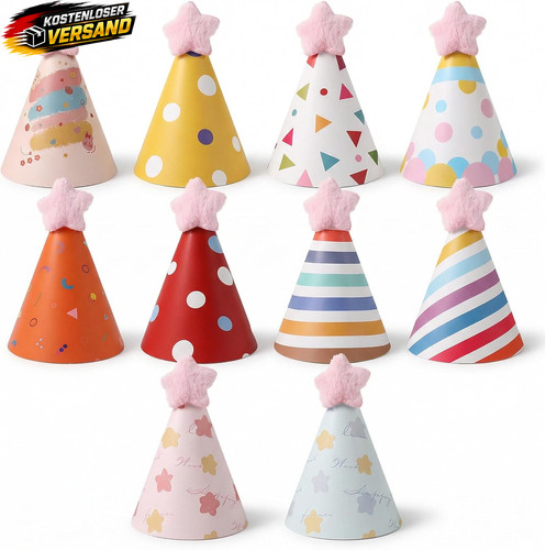 Mini partyhüte set - mini,