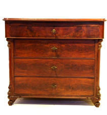 Sehr schöne Mahagoni-Kommode, Louis Philippe um 1870/1890...