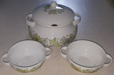 NEUw ♥ ARZBERG Donau Saskia ♥ 1x Terrine + Deckel ♥ 2x Suppentasse Suppen Obere