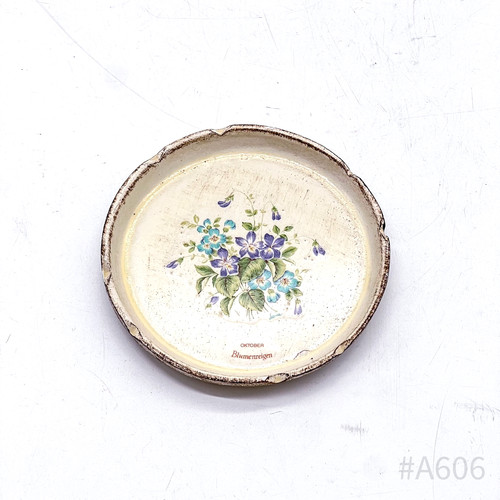 Vintage florentine coaster - vintage,