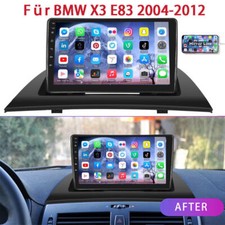 Für BMW X3 E83 2004-2012 Android 13 GPS Navi Autoradio WIFI Carplay 2G+64G SWC