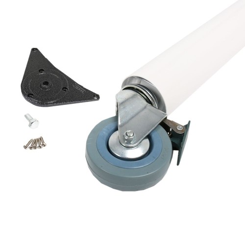 Tischbein möbelfuss auf rolle - tischbein,