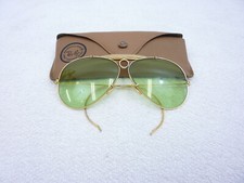 FLIEGER-BRILLE Ray Ban Shooter Orig. USA Bausch & Lomb AVIATOR Vintage 50er/60er