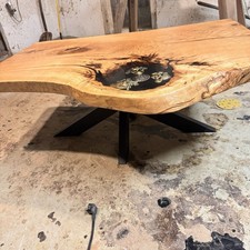 Couchtisch Eiche Epoxidharz