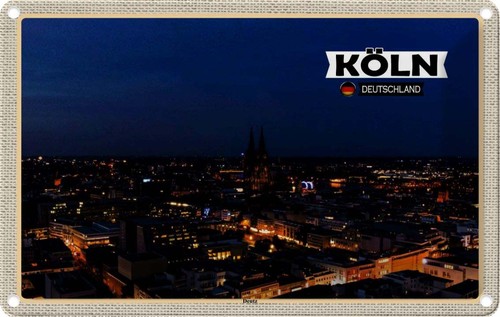 Blechschild 12x18 köln - 12x18,