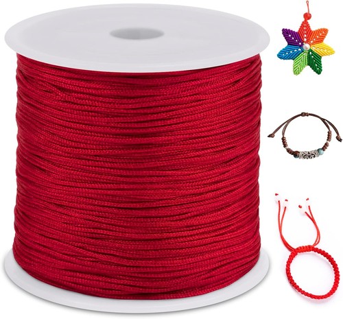 Nylonfaden 8mm 100m in rot - x,