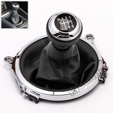 6 GANG SCHALTKNAUF SCHALTHEBEL SCHALTKNOPF SCHALTSACK LEDER KNAUF für AUDI TT 8J