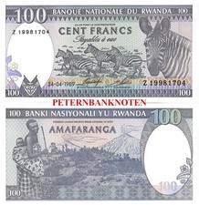 RUANDA / RWANDA 100 Francs