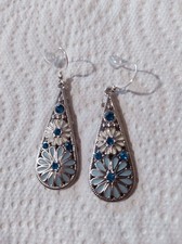 Damen ohrringe silber - damen-ohrringe, silber-hellbaue