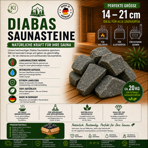 Saunasteine xxxl - saunasteine, kg