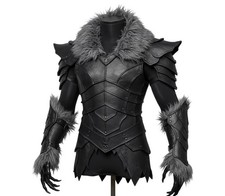 Echt Leder Wolf Krieger Rüstung Set für LARP Cosplay Halloween Kostüm
