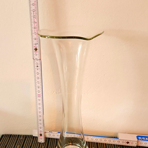 Glasvase transparent klar - transparent,