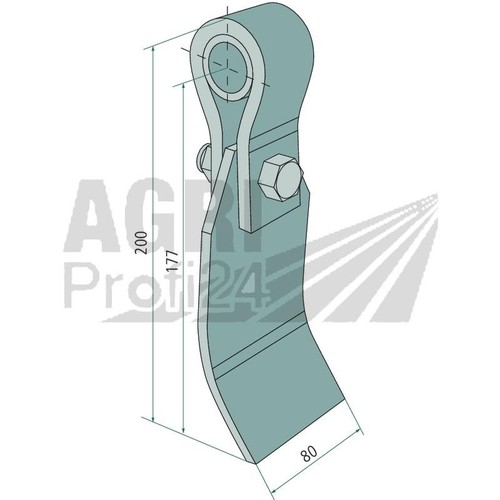 Schlegel komplett mit halter - komplett,