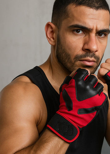 Fingerless gym gloves half - gym, –