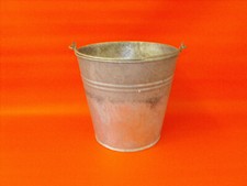 DDR Eimer verzinkt Zinkeimer Garten Deko Landhaus shabby #8