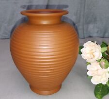 Blumenvase Keramik, Kugelvase Braune Vase Dekoration Y 399