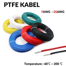 PTFE Kabel isoliert Versilbert