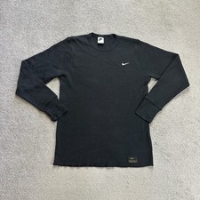 NIKE Herren Pullover Sweatshirt Gr S Sport Classic Logo Schwarz Stretch 22709