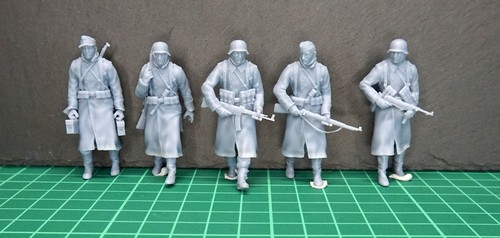 Ww2 5 deutschen soldaten - ww2, 1:35