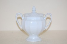 Zuckerdose 12 cm Grecque weiss