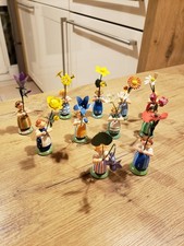 11 Stück Weha Kunst Blumenkinder Blumenmädchen Erzgebirge Volkskunst