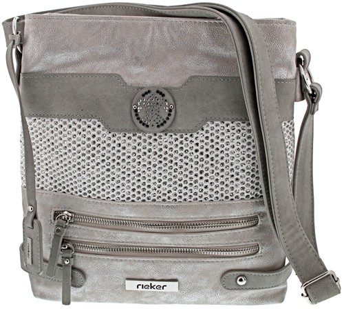 Rieker damen tasche grau kombi - damen,
