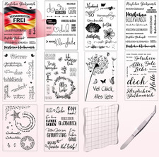 Silikonstempel set für - silikonstempel,