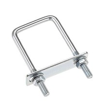 4 Satz Vierkant U-Bolzen 60mm