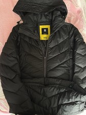 G-Star Damen Wintermantel XS – Schwarz, leicht, Daunenfedern