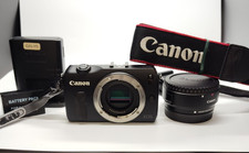 "N Mint!" Canon EOS M Schwarz 18.0MP Spiegellose Digitalkamera Body Japan 202...
