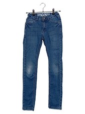 STACCATO Jeans Mädchen Straight Leg Blau Gr. 146 Baumwolle Casual